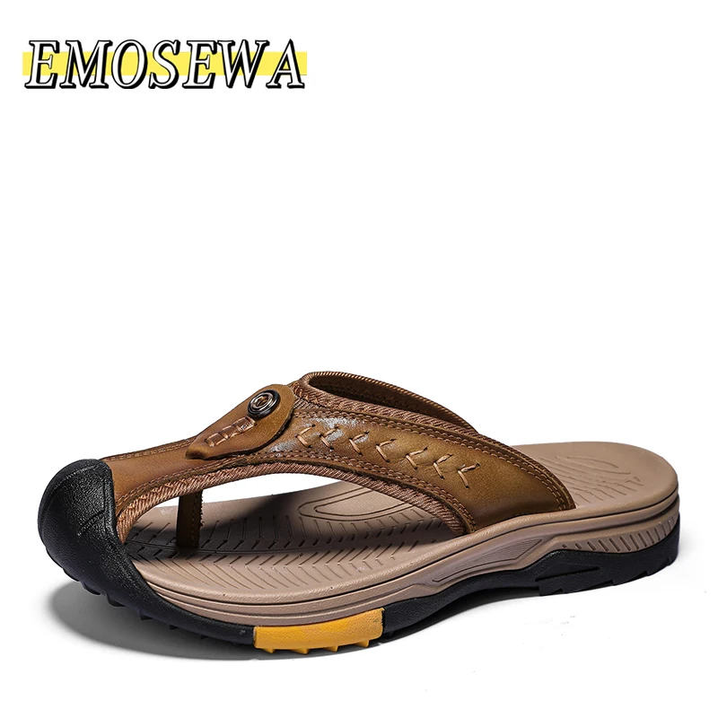 

Summer Outdoor Men Flip Flops Summer Beach Flip Flops Men Slippers Fashion Breathable Casual Men Beach Sandals Hot Sell Footwear