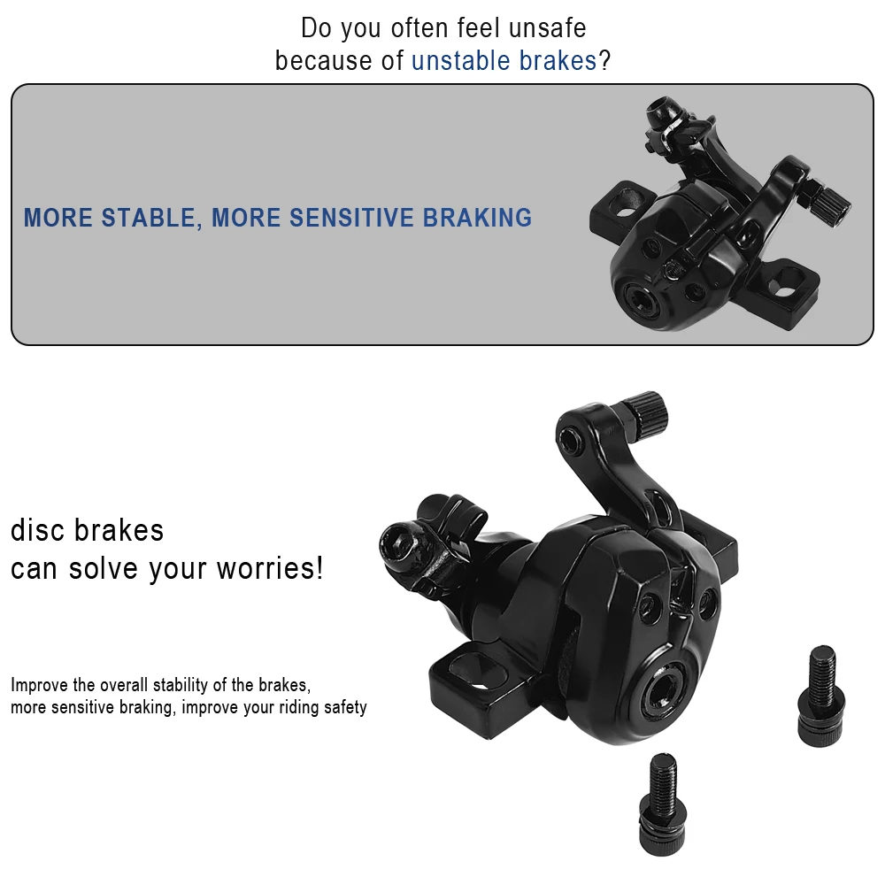 Disc Brake Caliper Folding Scooter Front/Rear Wheel Hydraulic Brake Disc for Xiaomi M365 Pro 1S Electric Scooter