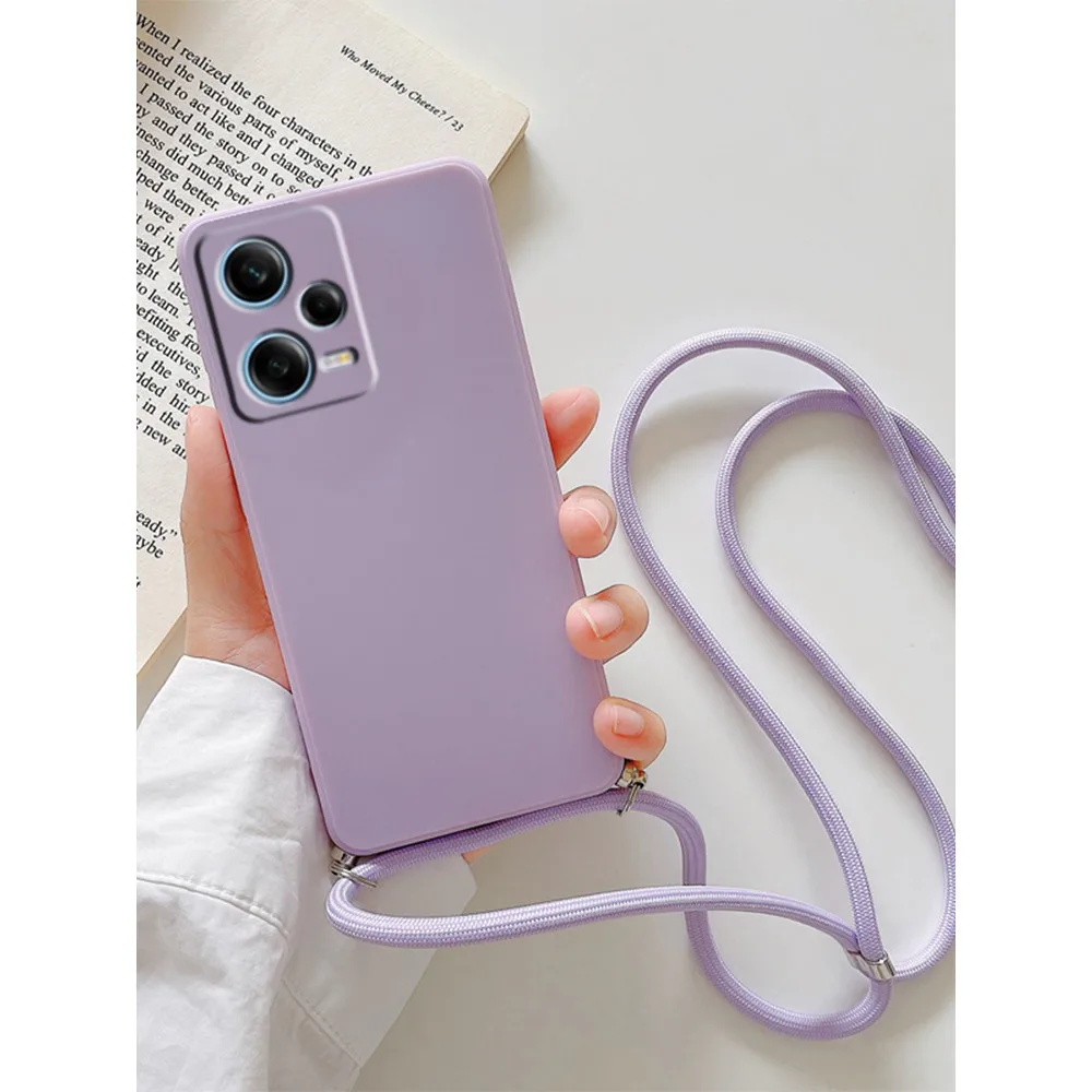 Crossbody Lanyard Soft Silicone Phone Case