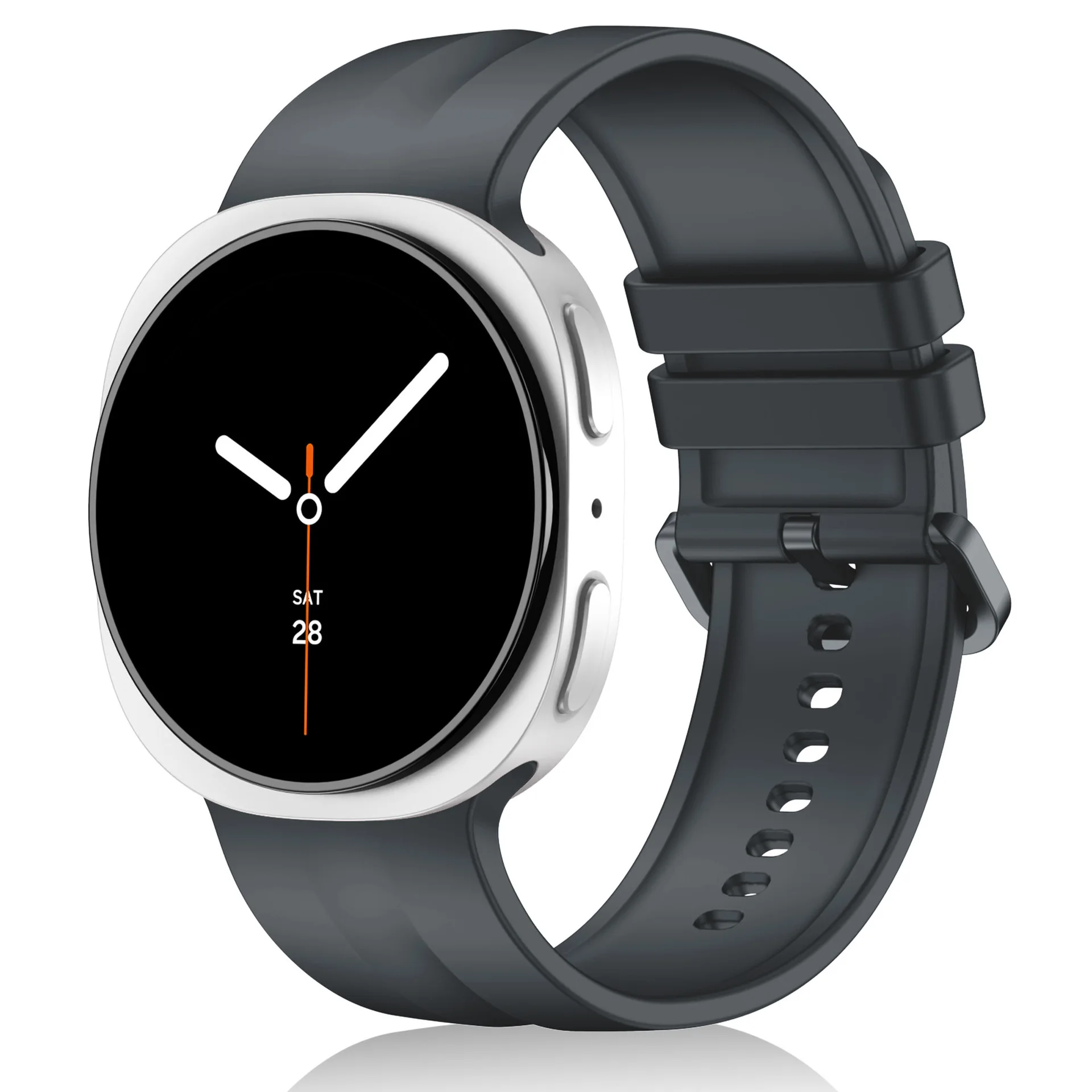 Enhanced Product Title: Premium Sport Silicone Watch Strap - Durable and Comfortable Bracelet for Smartwatches