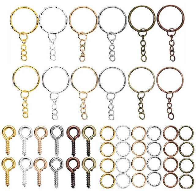 220PCS Keychain Open Jump Ring Jewelry Making Kit for DIY Epoxy Resin  Keychains