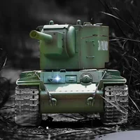 HENG LONG 1/16 Upgraded TK7.0 Soviet KV-2 RTR RC Tank Gigant 3949 Metal Tracks TH19750-SMT4 1