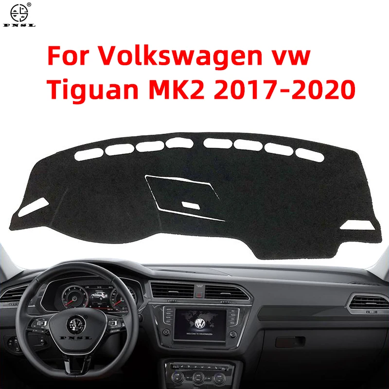 

For Volkswagen VW Tiguan MK2 2017 2018 2019 2020 Anti-Slip Mat Dashboard Cover Pad Sunshade Dashmat Carpet Dash Car Accessories