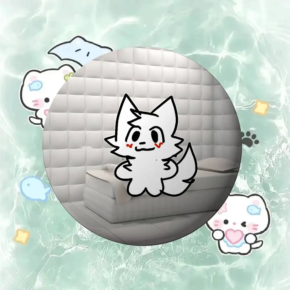 Süße B-boykisser Silly Cat Abzeichen Weißblech Soft Button Pin Brosche Metall Abzeichen Custom Schmuck Zubehör Hut Tasche Revers – Detail 21