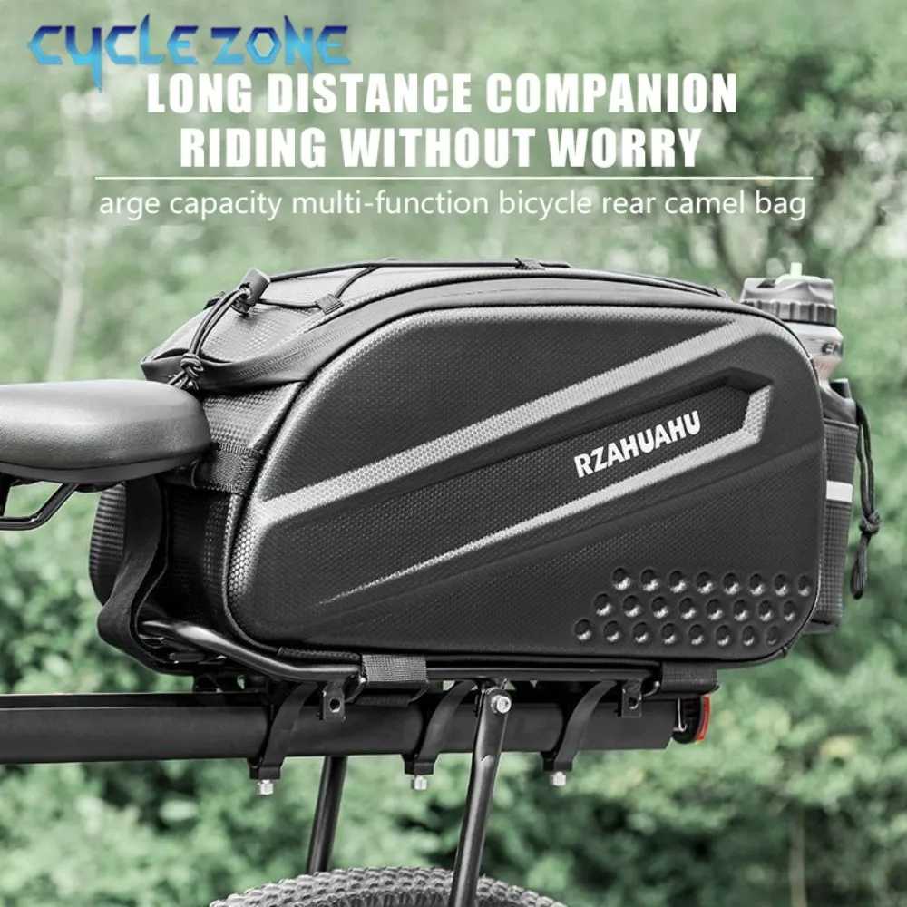 Bike Bag Large Capacity Bicycle Bag Bike Rear Seat Bag Multifunctional Shoulder Handbag Rack Bags Waterproof Cycling Seat Saddlebag 10L