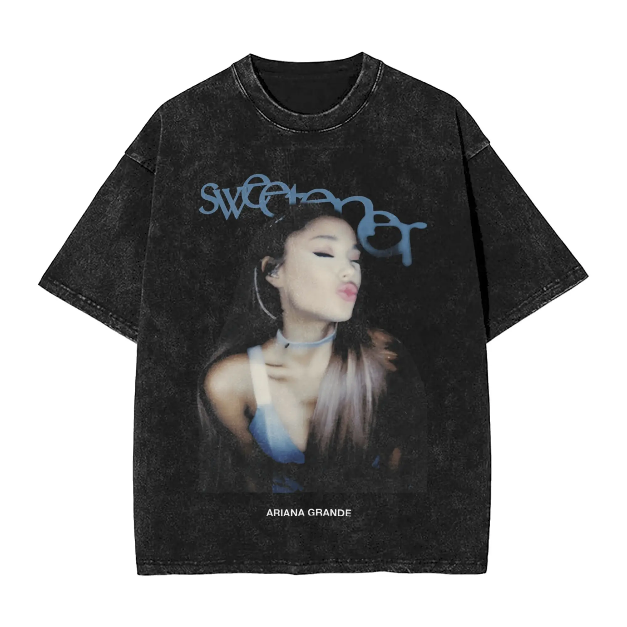 חולצת טי-שירט גדולה משוטפת Arianas Sweetener World Tour חולצות רחבות גדולות פופולריות טי-שירט לגברים חוף מדהים טי-שירטים מזדמנים