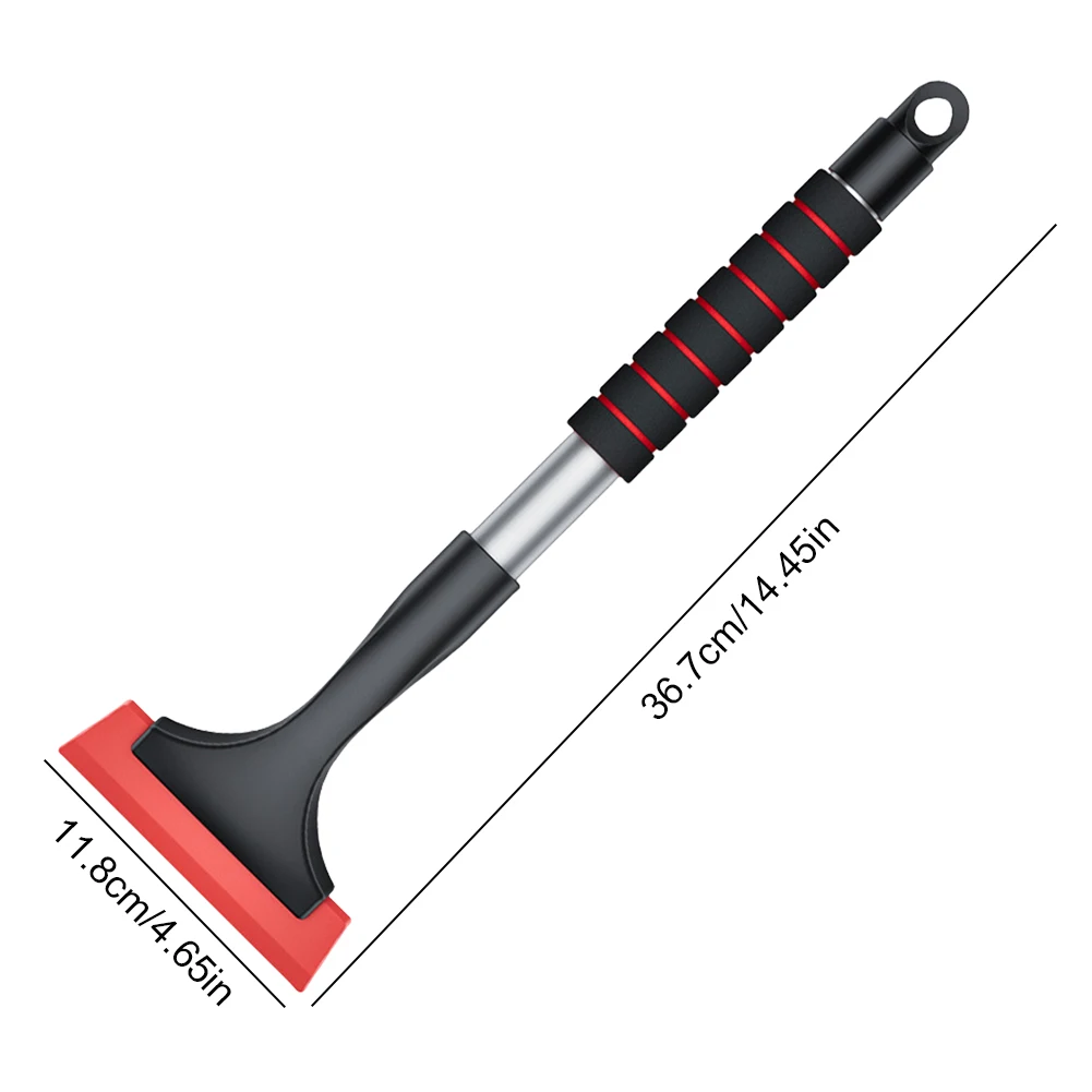 Extendable Ice Scraper with Sponge Handle Car Defrosting Snow Removal Tool Ergonomic Car Window Snow Remover Winter