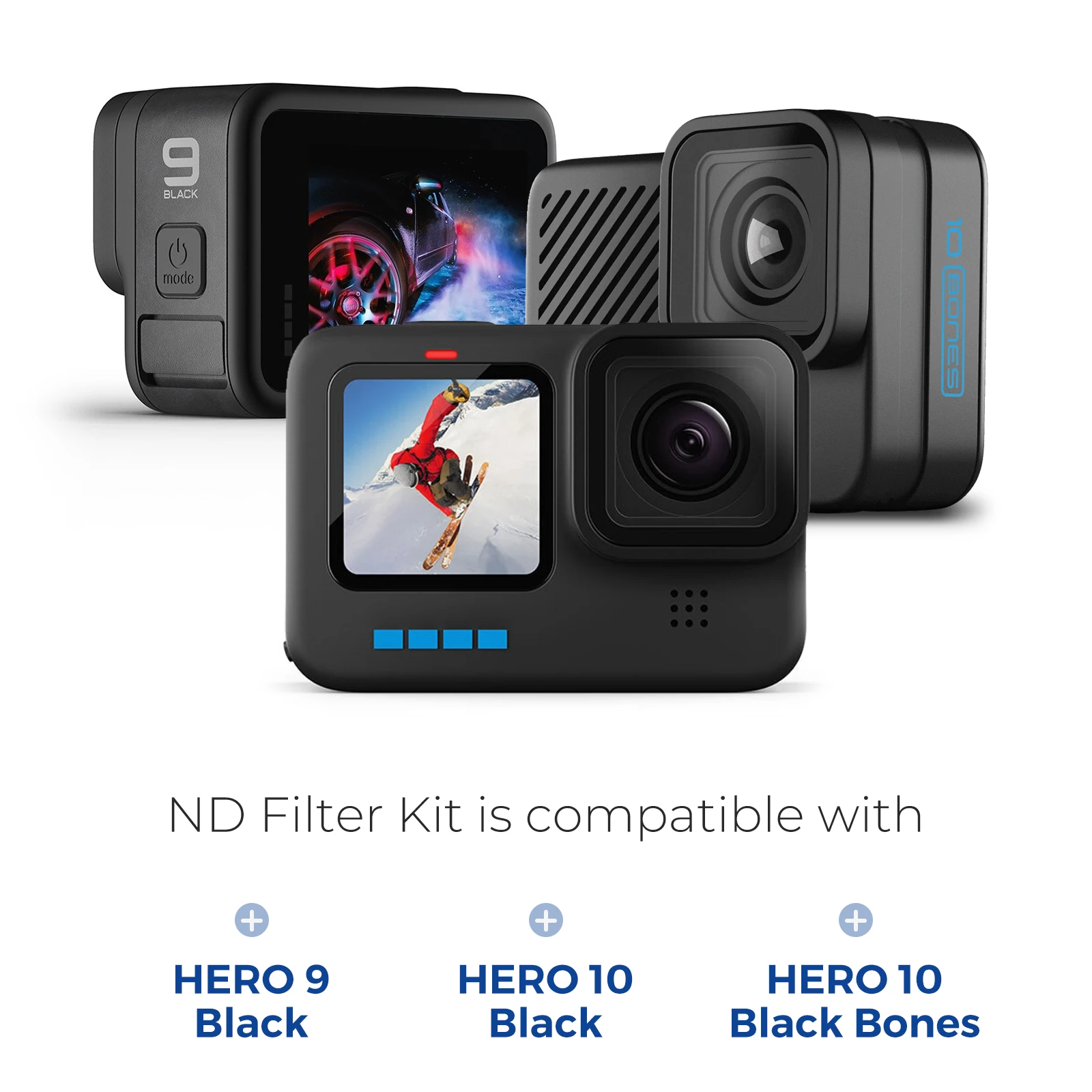 NEEWER ND フィルターセット GoPro Hero 12 11 10 9 ブラック 6 パック