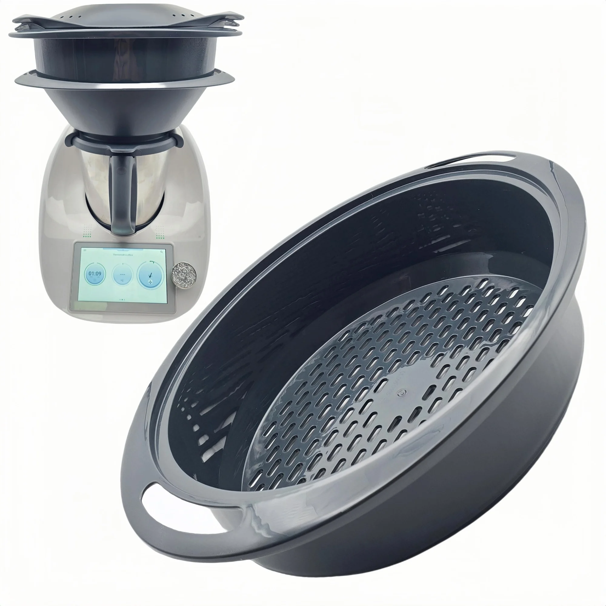 High Steamer Insert for Thermomix TM5/TM6/TM31 - Extended Height Steam Tray with Enhanced Cooking Efficiency