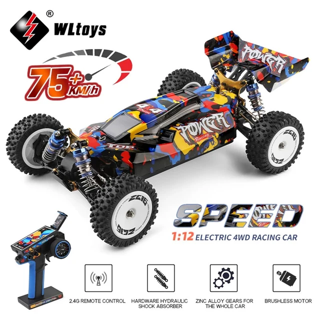 WLtoys 124007 75KM/H 4WD RC Car Professional Racing Car Brushless Electric  High Speed Off-Road Drift Remote Control Toys for Boy - AliExpress