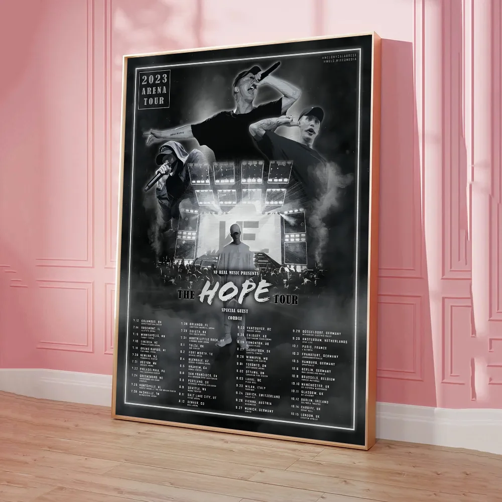 NF Rapper Poster Sticky Posters Retro Kraft Paper Sticker DIY Room Bar Cafe Aesthetic Art Wall Painting