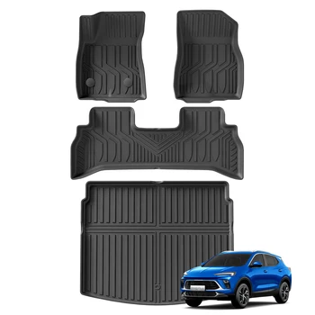 for Buick Encore GX 2024 2025 TPE 3D Car Floor Mats Cargo Liner Trunk/Backrest Mat Foot Pad Left Rudder 1