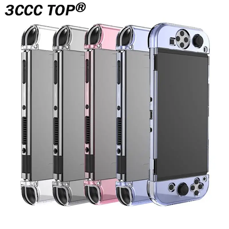 Per Nintendo Switch Oled Custodia Protettiva Per Pc Trasparente Monopezzo Per Switch Oled Accessori Protettivi Anti-Caduta