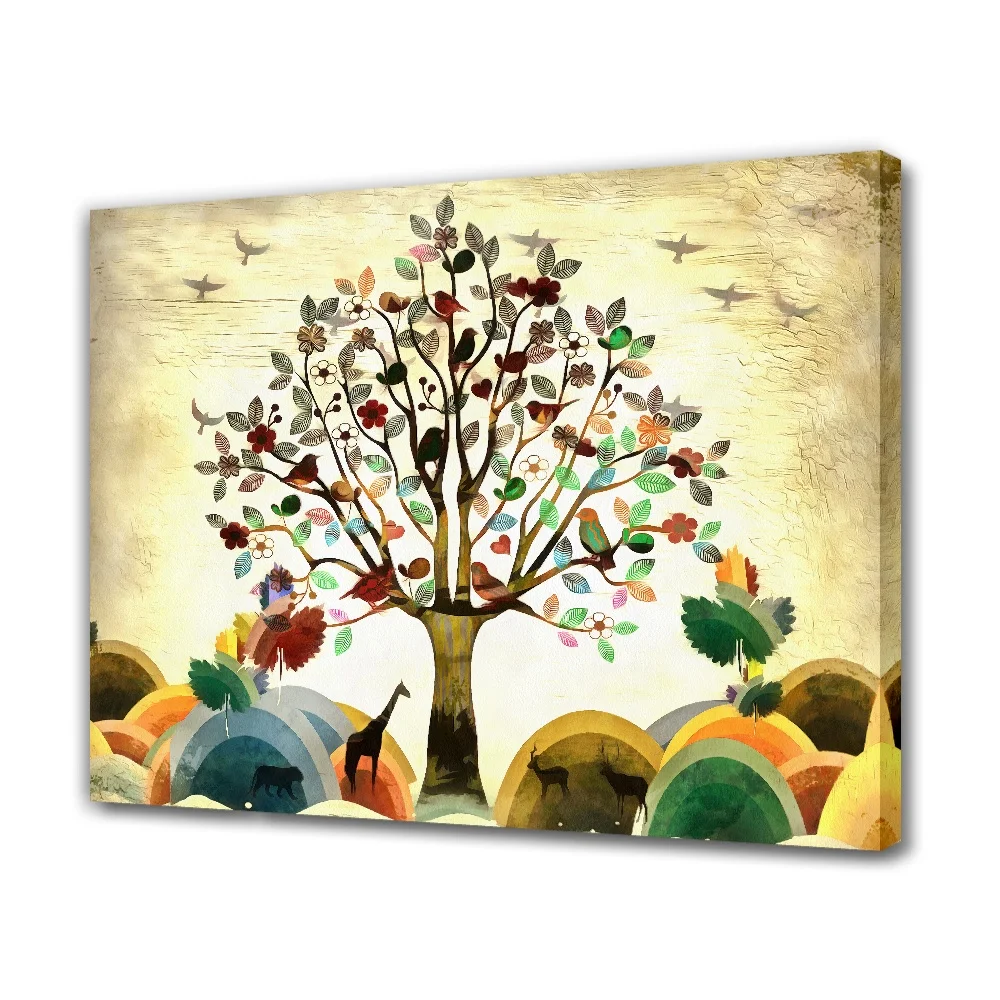 

Forbeauty, Картина на холсте с рамкой, красочная ваза, антикварная для украшения дома