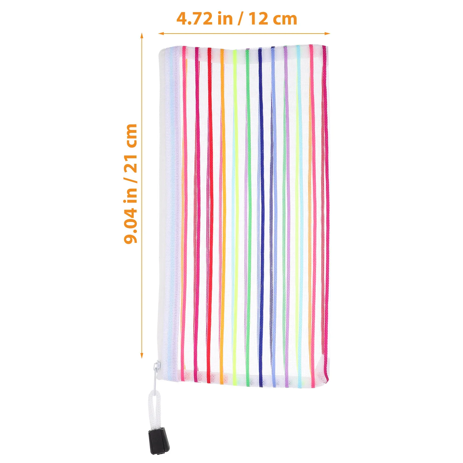6Pcs 기능성 지퍼가 달린 머니 오거나이저 옥스포드 천 알루미늄 합금 현금 파우치 여행 쇼핑 영수증 수표 일상 휴대용