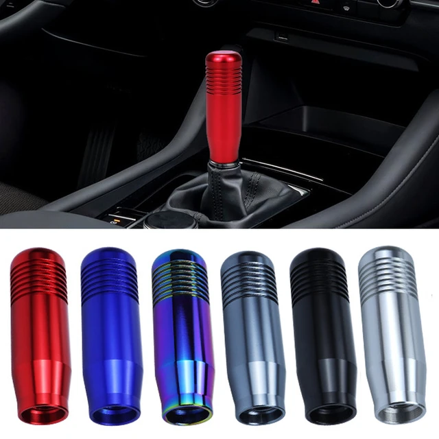 Stilvolle 8,5 CM Auto Aluminium Manuelle Schaltknauf Stick Manuelle  Übertragung Gearstick Hebel Shifter Knob Auto Zubehör - AliExpress