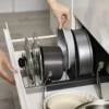 Expandable Pots and Pans Storage Rack for Cabinets Pot and Lid Holder with 6 Adjustable Shelves for Kitchen Organization Tools 3