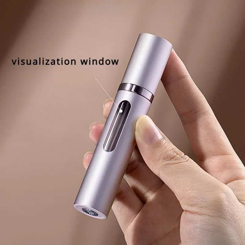 2PCS 5/10ml Bottom-Filling Pump Perfume Refillable Spray Bottle Mini Portable Empty Cosmetic Containers Atomizer Bottle Travel 5