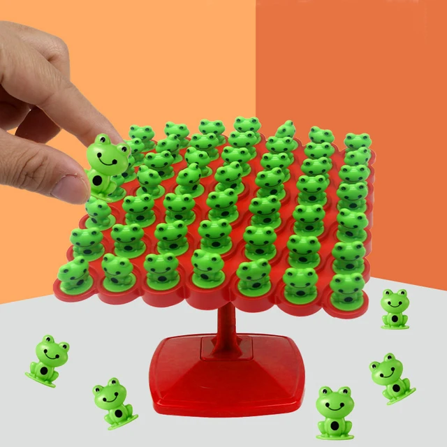 Montessori Math Toy Frog Balance Tree Educational Leisure Parent-child Interaction Tabletop Game Toys Kids Learning Toys 1