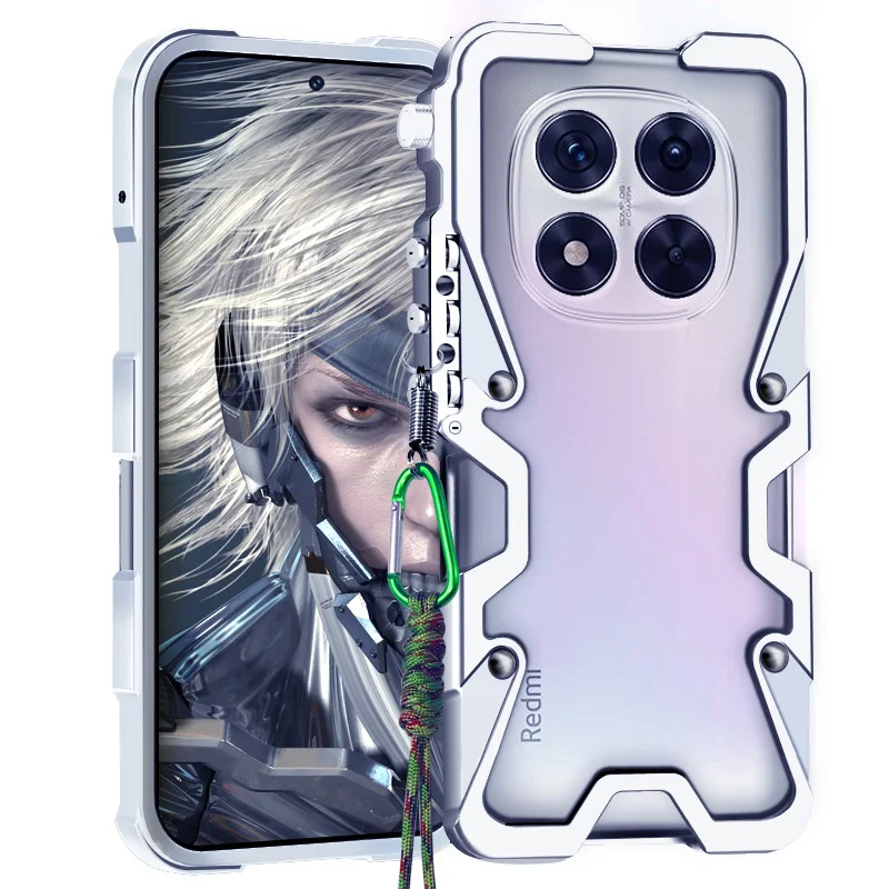 CWEIYUSHU Compatible With Xiaomi Redmi Note 14 Pro 5G Case,Compatible With Xiaomi Redmi Note 14 Pro Plus 5G Phone Case Cover [Screen Protector] [Hard PC Soft Silicone][Ring Support] Bla - Tamaño - View #5