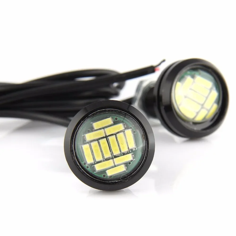 4X ȭ��Ʈ DC12V 15W ������ �� LED �ְ� ���� DRL ��� ����Ʈ �ڵ��� �ڵ� ��ȣ ������ ���� ���� 23MM ���̽� ���� �ڹ� ���ο�