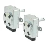 2pcs/set Grill Synchronous Motor AC 220V Propane Gas LPG Electric 6w Free Standing BBQ Oven Universal Axis Spindle Replacement 1