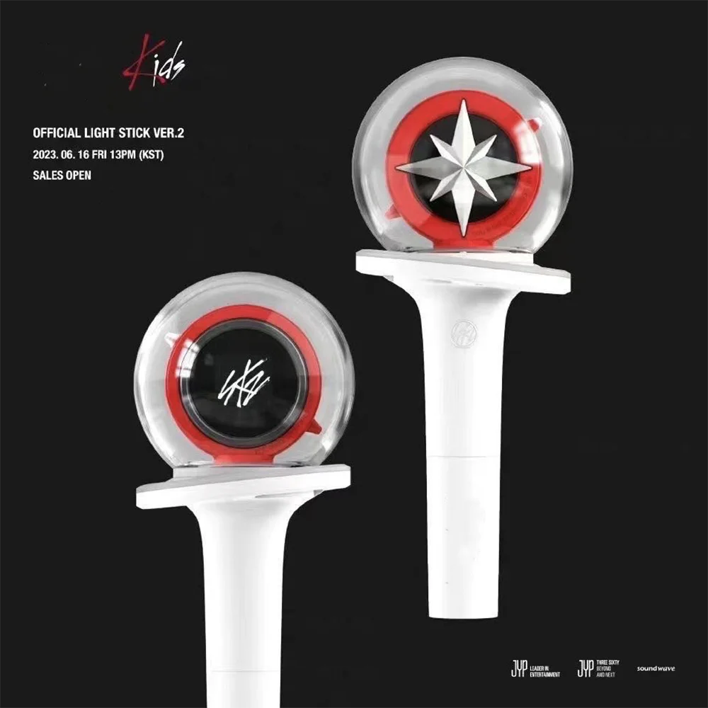 Kpop Stray Kids Lightstick Ver.2 With Bluetooth Concert Hand Lamp Glow StrayKids  Light Stick Flash Lamp Fans Collection Gift