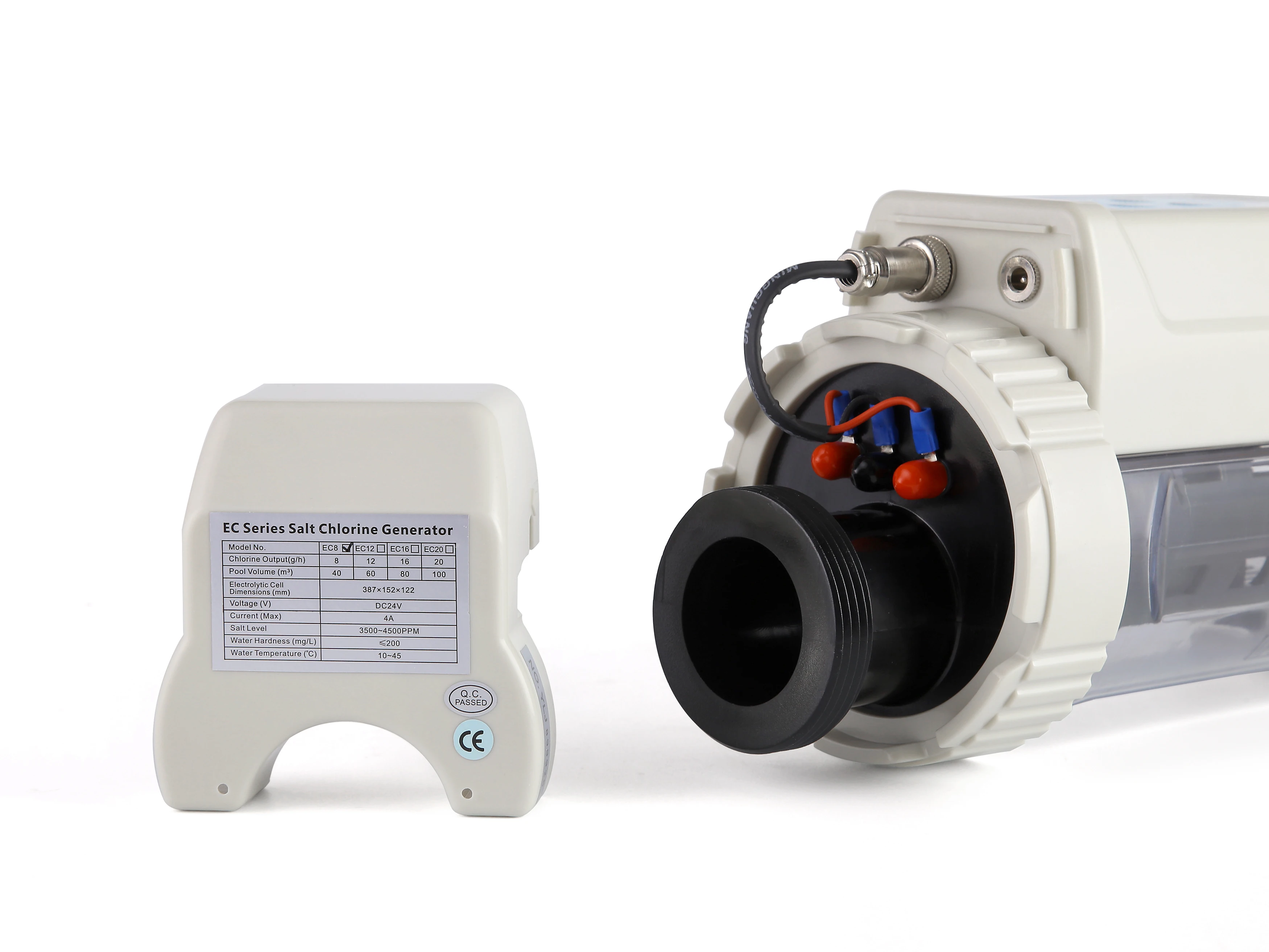 Swimming Pool Chlorinator 8/16g/12g/20g/h Salt Chlorinator SPA Pool Salt Chlorine Machine Generator System Salt Chlorine Machine 4