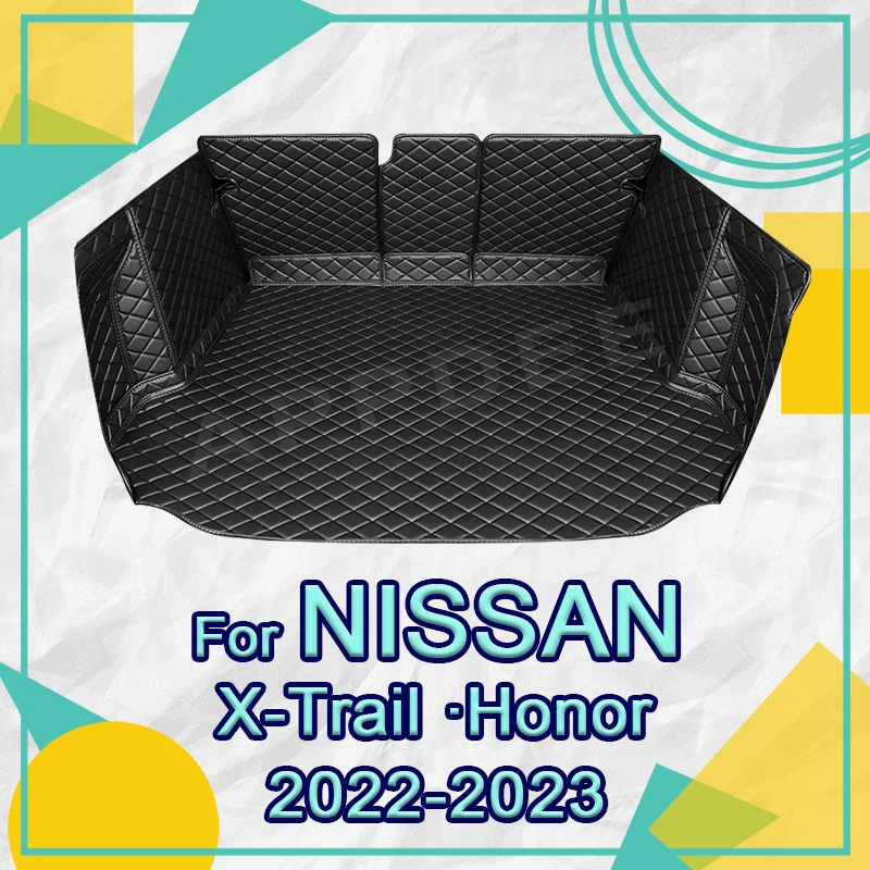 

Auto Full Coverage Trunk Mat For Nissan X-Trail ·Honor 2022 2023 Car Boot Cover Pad Cargo Liner Interior Protector Accessories