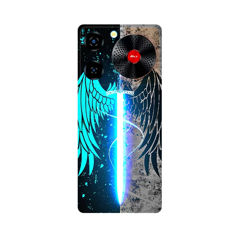 Nubia Music Case - Funny Cute Silicone Soft Back with Shockproof Bumper
