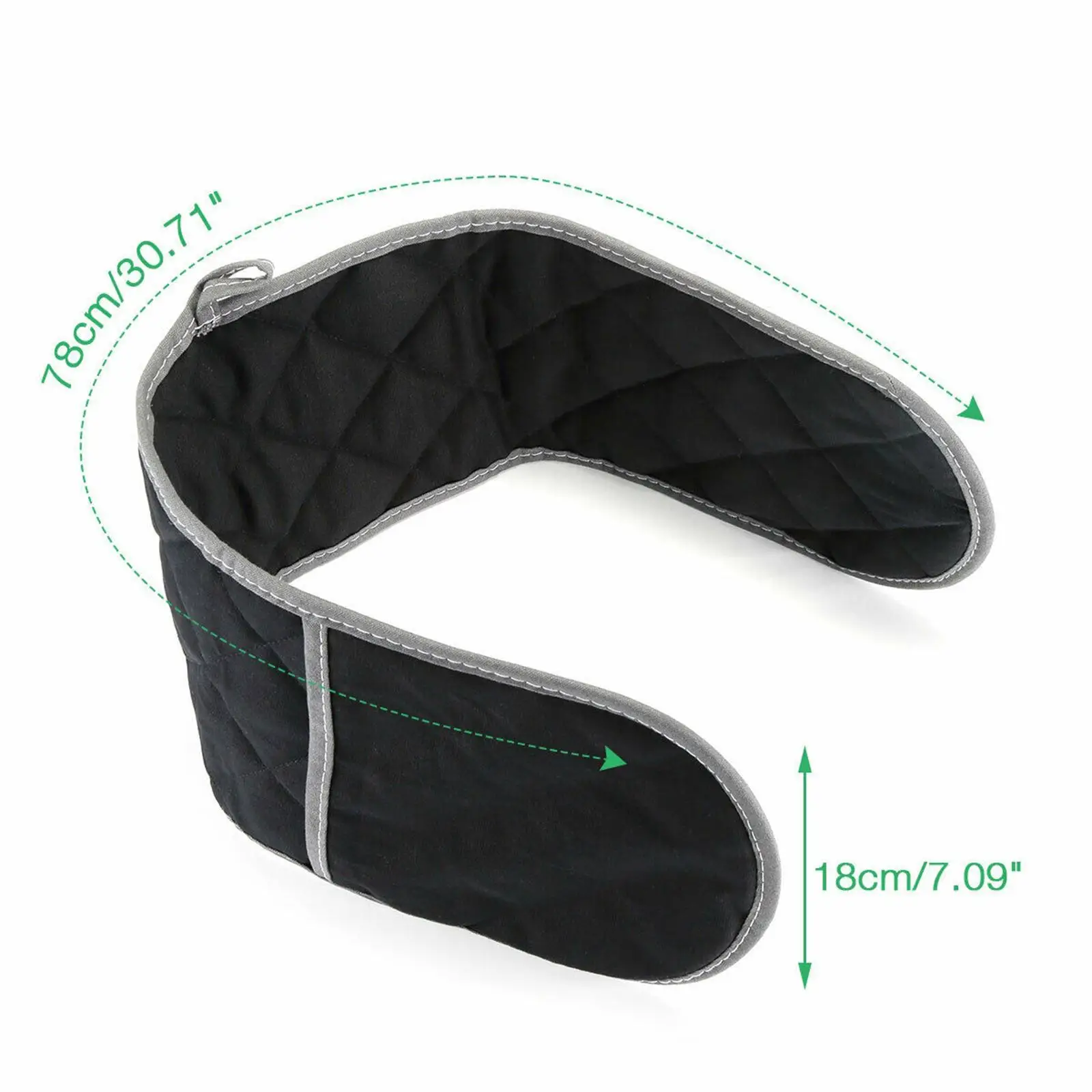 Double-Ended Oven Gloves Padded Long Anti-scalding Thick with Inner Cotton Layer Microwave Baking Barbecue Mitts