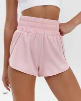 Ice Silk Sports Shorts Yoga Women's Shorts High Waist Double layer Fast drying Breathable Sports Shorts Outdoor Leisure Running