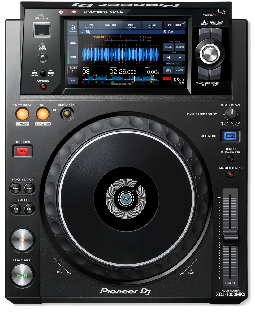Pioneer Xdj-1000Mk2 Disc Player Xdj-1000 2 Controller Dj
