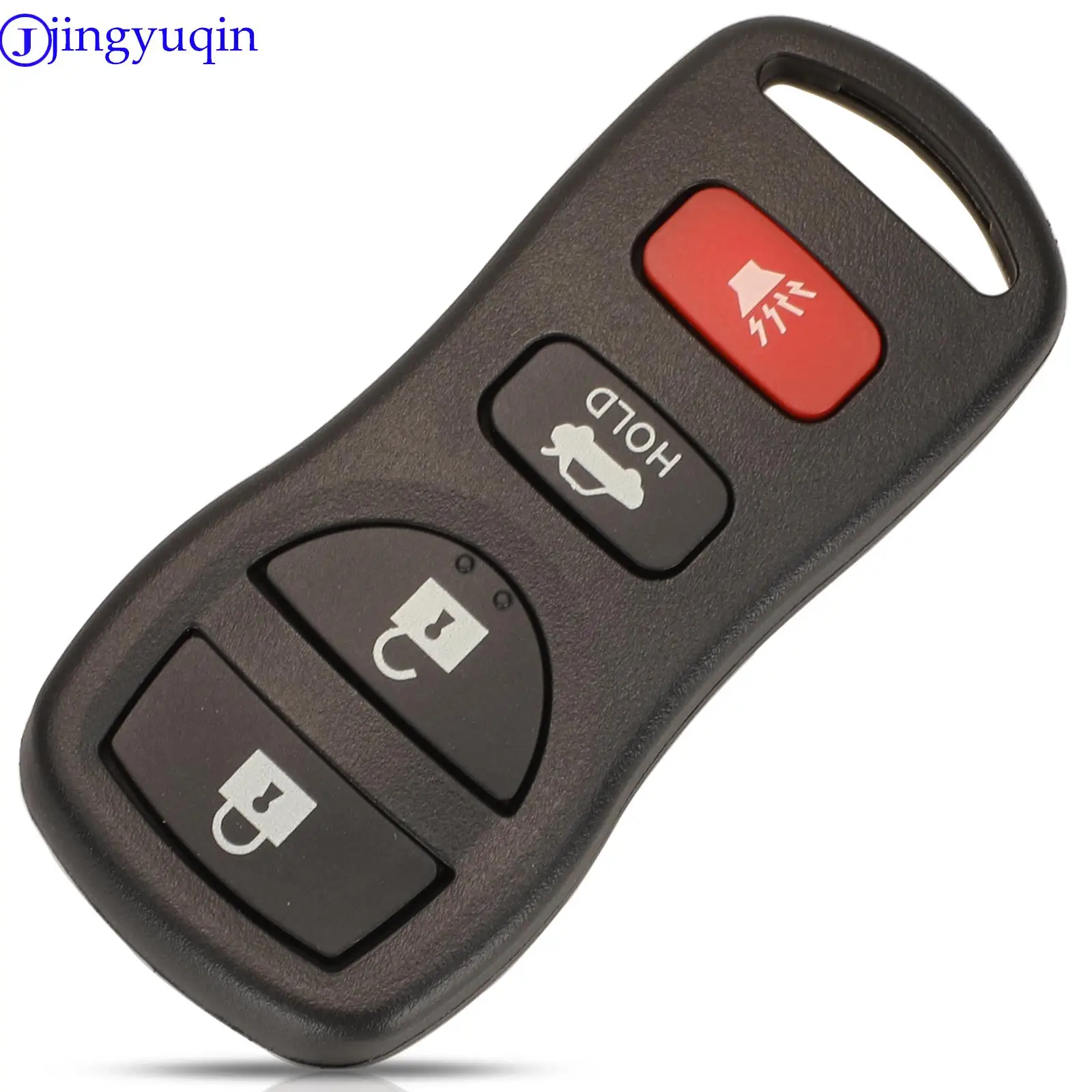 

jingyuqin Smart Remote Control Shell For NISSAN ALTIMA MAXIMA 350Z ARMADA ALTIMA MAXIMA Car Key Fob Case Replacement 4 Buttons