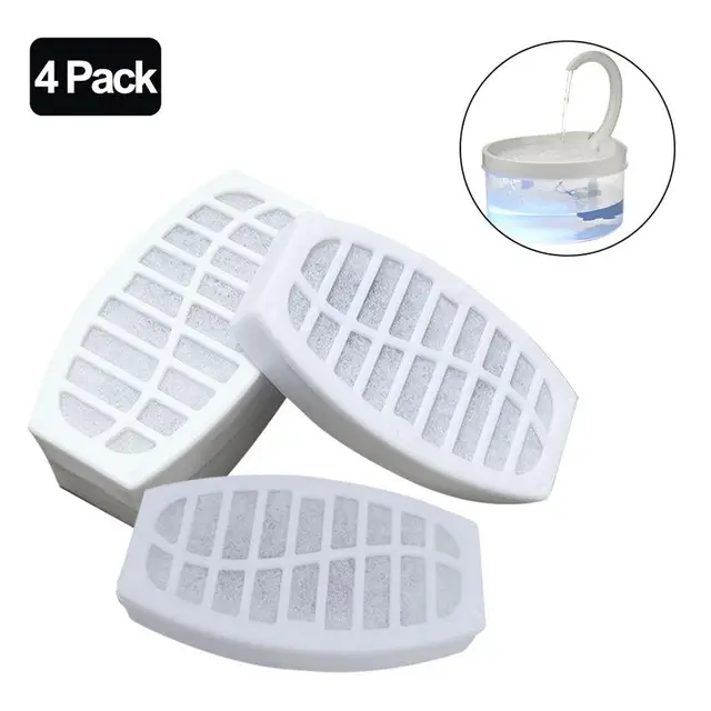 1/2/4/10 Pcs Cat Water Fountain Replacement Filters Dog Water Dispenser Filter 5
