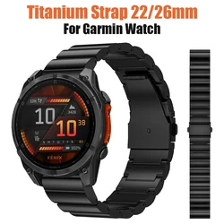 Titanium QuickFit Strap - Premium 22mm/26mm Watchband Bracelet - QuickFit 26mm (01)