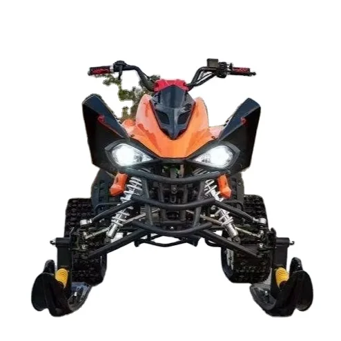 New Different Design atv Snowmobile Snowscoot Ski Tracked Snow Vehicle For Sale