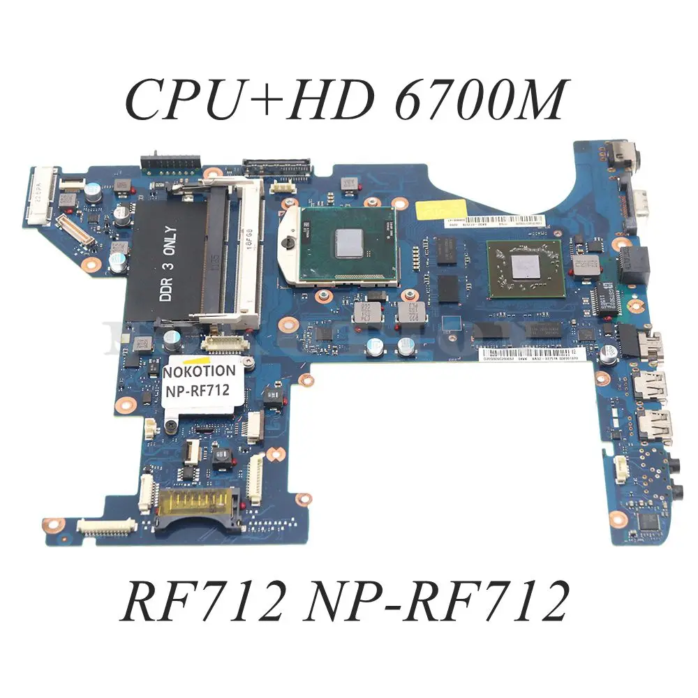 

BA92-07757A BA92-07757B BA41-01468A BA41-01469A BA41-01470A For Samsung NP-RF712 RF712 Laptop Motherboard HD6700M 2G With CPU