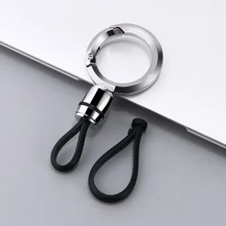 Sleek and Secure Car Key Holder with Metal Ring - 3 Pcs (Silver)