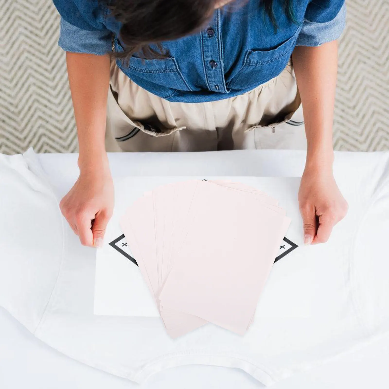 100Pcs 승화 전사 용지 비면 직물용 퇴색 방지 빠른 건조 세라믹 코팅 아이템 홈 크래프트