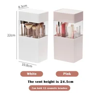 2025 Dustproof Cosmetic Brush Storage Barrel Eyebrow Pencil Lipstick Finishing Box Desktop Cosmetic Bag Drying Bucket 2