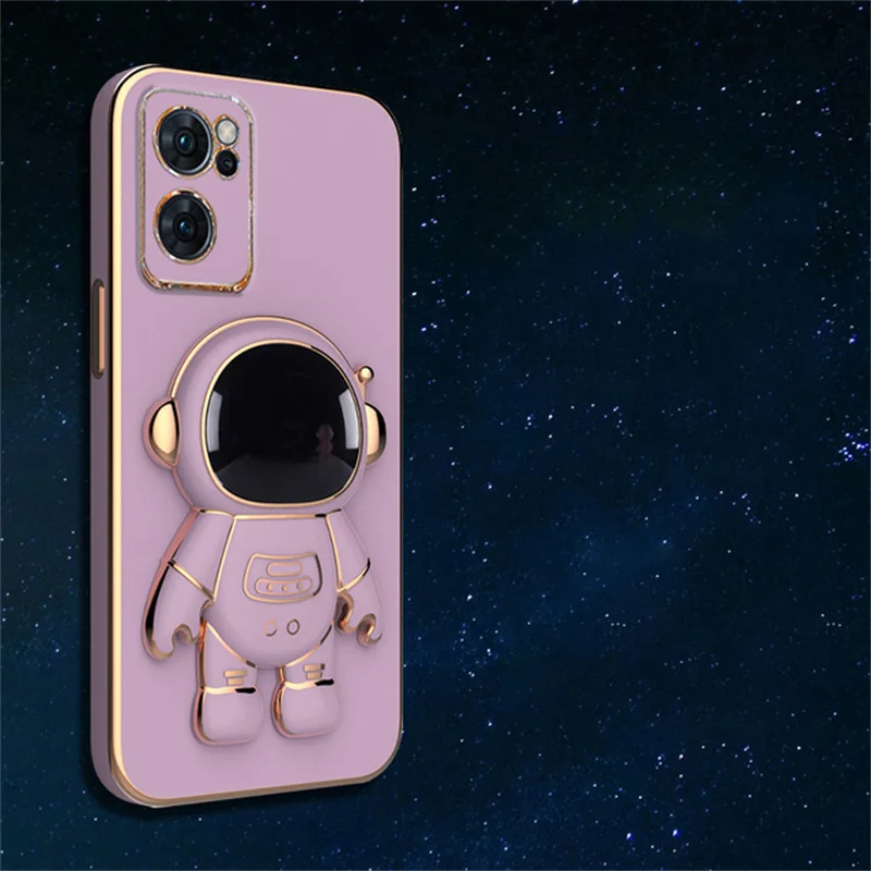 thumbnail image 1 of Funda chapada con soporte plegable de astronauta para Xiaomi Note 12 12S 12C 11 11S 10S 10A 9T A1, funda de silicona con soporte para Redmi Note13, 1 of 5