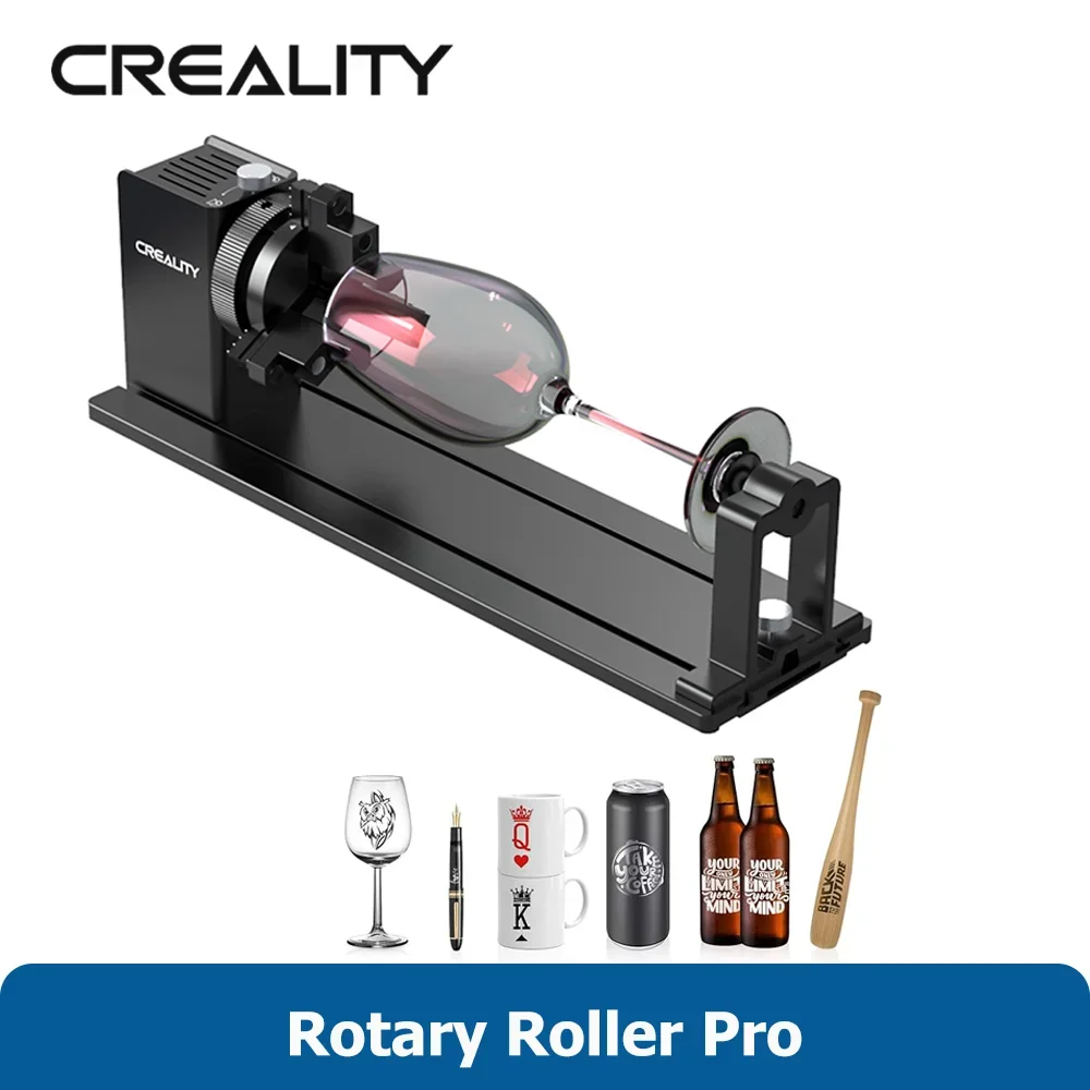 Crealityレーザー彫刻ロータリーキット、プロロータリー