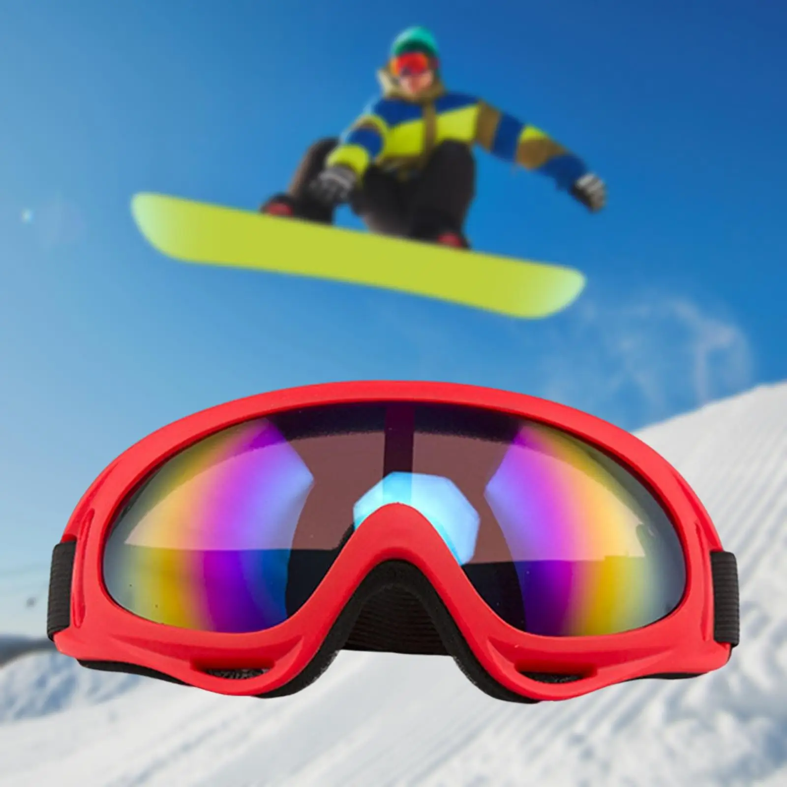 Lunettes de sport de plein air, de Ski, de Snowboard, avec sangle réglable,  coupe-vent, Protection des yeux, pour jeunes - AliExpress