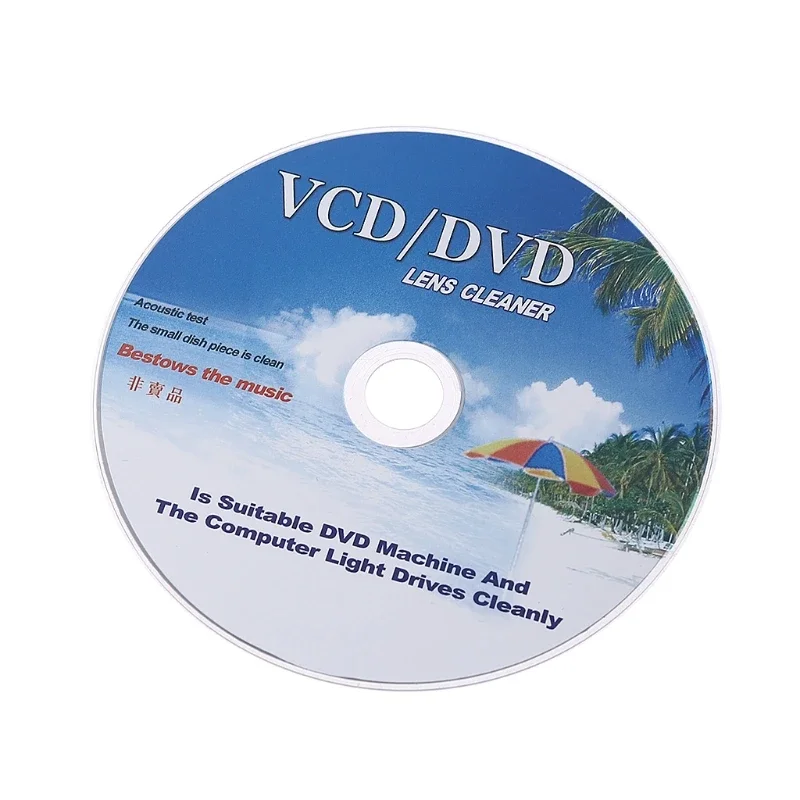 VCD DVD Player Lens Cleaner Dust Dirt Removal Cleaning Fluids Disc