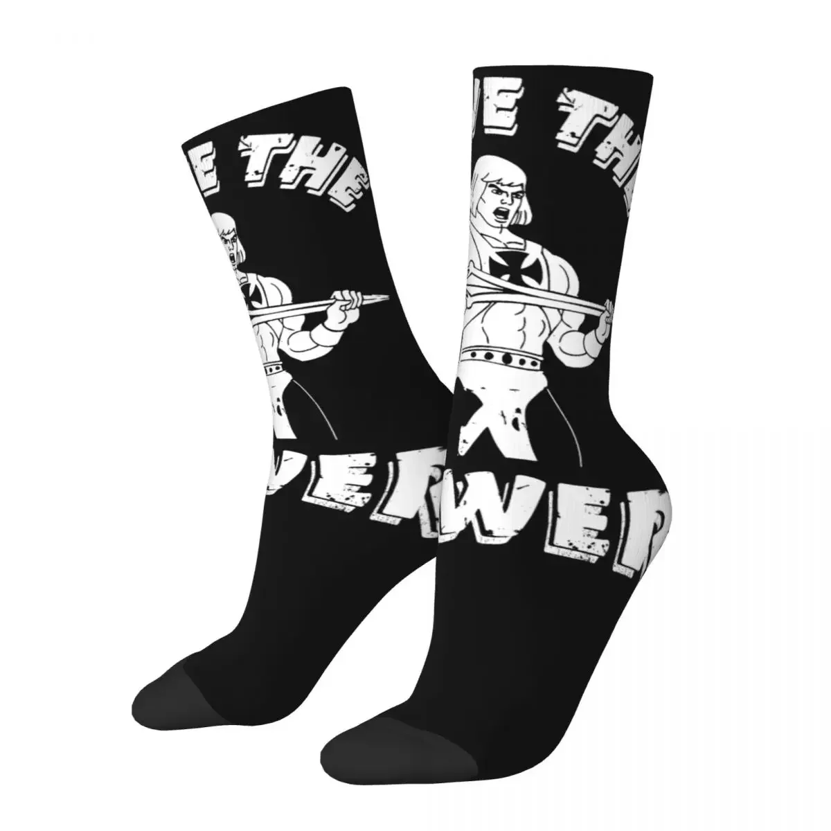 

Happy Funny Fashion Male Men Socks He-Man I Have The Power Sock Masters Of The Universe Sport Women Socks Spring Summer Autumn