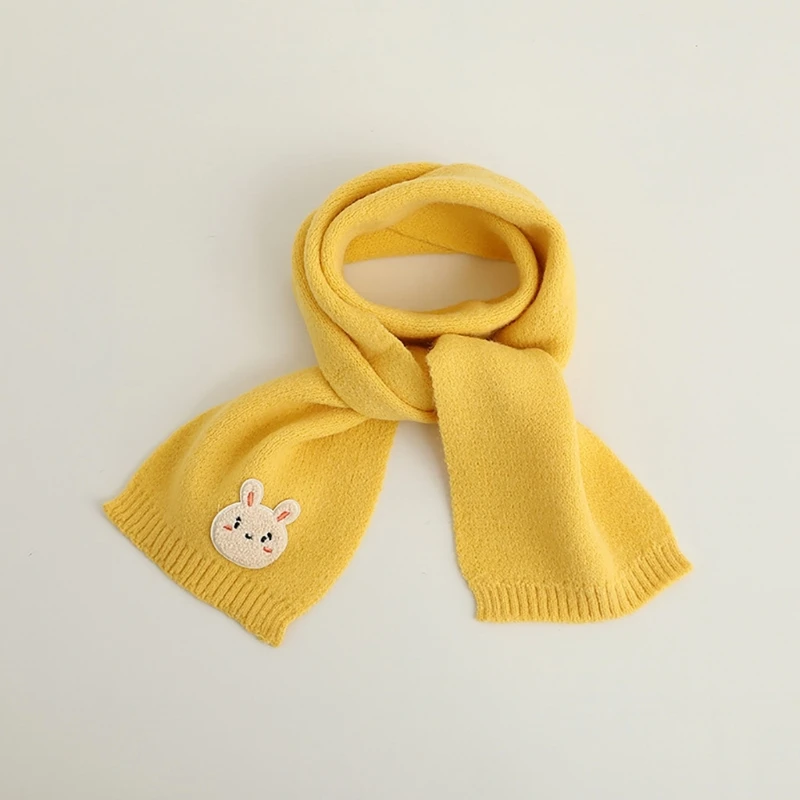 Winter Warm Scarves Children Cartoon Scarf Soft Thicken Neck Cover Neckerchief Outdoor Windproof Scarf for Kids Boy Girl 0