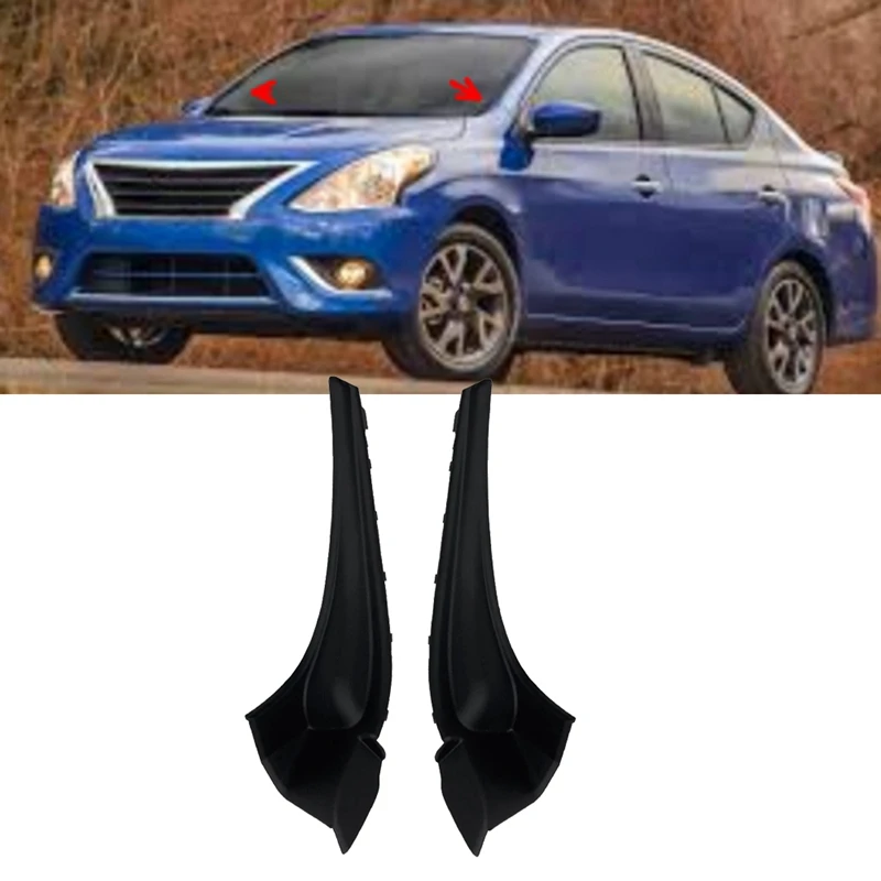 

Дефлектор крышки петель на лобовое стекло автомобиля 66895-1HM0A 66894-1HM0A для Nissan Versa Sunny 2010-2016