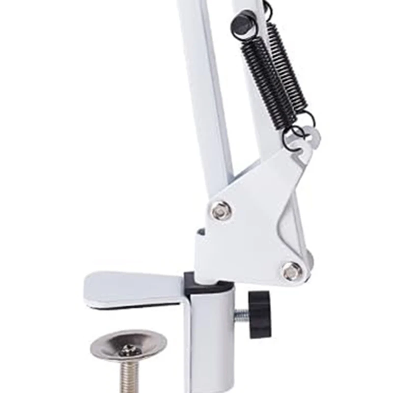 L99A-White Embroidery Stand Kit 8Mm Hole Hand Embroidery Stand 360 Degree Rotating For Hoop
