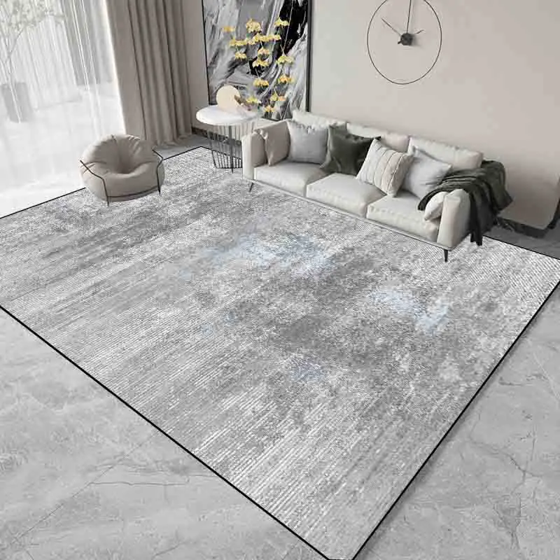 Home Light Luxury Carpets Living Room Decoration Abstract Carpet Hall Sofa Area Grey Rugs Bedroom Cloakroom Hallway Floor Mat 4